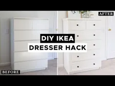 هک کمد IKEA |  نحوه رنگ آمیزی مبلمان لمینت IKEA