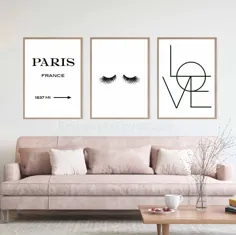هنر دیواری پاریس ، چاپ اتاق خواب ، دکور پاریس ، تزئین شلاق ، دیوار آرایشی ، تزئین اتاق خواب پاریس ، چاپ مد ، پوستر مد ، اما اولین آرایش