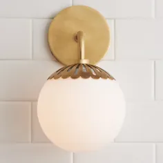 Globe Wall Sconce Gold 1-Light Wall Wall Light