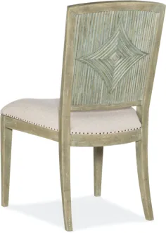 Hooker Furniture Dining Room Surfrider Carved Back Side صندلی -2 در هر CTN / قیمت ea 6015-75411-80