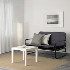 HAMMARN Knisa خاکستری تیره / مشکی ، مبل تختخواب شو ، 120 سانتی متر - IKEA