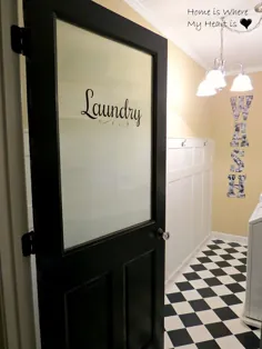 قبل از انجام اتاق لباسشویی جذاب DIY