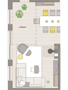 اتاق نشیمن با فضای خوب |  ایده خانه