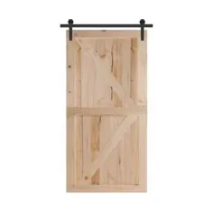 کیت کشویی درب داخلی با مکانیزم کشویی Pine Barn style-w1067xh2134mm (دسته در شامل نمی شود)