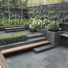 طراحی باغ کوچک شهر در کنزینگتون لندن توسط جایزه وین طراحی شده است