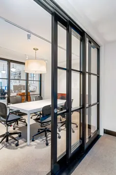 مقاوم سازی دفتر |  دیوارهای کشویی ، درب ها ، و تقسیم کننده اتاق |  ریدور