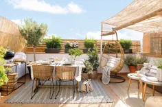 Aménager sa terrace avec style en matériaux naturels - PLANETE DECO دنیای خانه ها