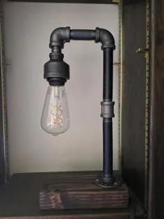 لامپ صنعتی / لامپ ادیسون / لامپ لوله / لامپ Steampunk / روشنایی صنعتی / لامپ میز / روشنایی / دکوراسیون منزل / صنعتی
