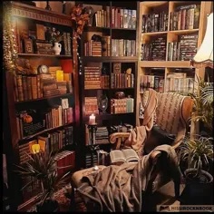 کتابخانه های افسون شده؟  در اینستاگرام: "چه کسی دوست دارد وقت خود را در این گوشه دنج زیبا بگذراند؟ ... ؟؟؟  ⁠ اعتبار:missirocknbook # germany⁠ -⁠ -⁠ -⁠ -⁠ -⁠... "