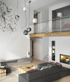 Minimalistisch einrichten - مدرن Wohnzimmer mit reduziertem Design