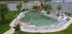 استخر شنا اساسی - طراحی باغ Zangl