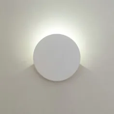Post Modern Hardwire White LED Inside-Out Wall Sconce 2.51 ”Wide 4W 3000K / 6000K Light صرفه جویی در انرژی چراغ Sconces گرد LED برای بالکن راهرو بالین