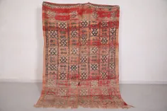 فرش Vintage مراکش 5.3 FT X 7.6 FT دستباف فرش بربری |  اتسی