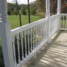 Weatherables Delray 3 ft. H x 6 ft. W Vinyl White Railing Spindles with Colonial Spindles-WWR-THDD36-C6 - انبار خانه