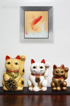 یکپارچهسازی با سیستمعامل maneki neko گربه ژاپنی tokoname maneki neko yellow |  اتسی