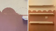نحوه رنگ آمیزی دیوار پوسته پوسته شده: تازه سازی اتاق خواب مینی