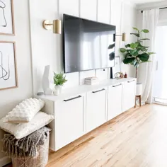 آپارتمان مدرن زندگی با جبهه های شیکر سفید