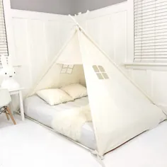 تختخواب دو نفره چادر بازی مثلثی با کیف حمل