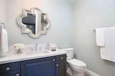 حمام انتقالی دارای آینه Quatrefoil است