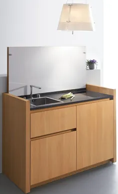 طرح های آشپزخانه جمع و جور برای فضای کوچک - هر آنچه در یک واحد نیاز دارید