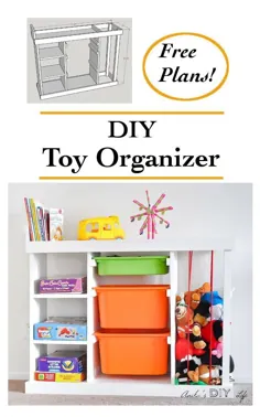 فضای ذخیره سازی اسباب بازی های کوچک برای کودکان