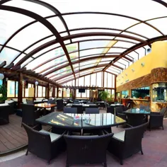 رستوران الحان | پشت بام | لیبارت | سقف سولاگلاید | ابوظبی، امارات