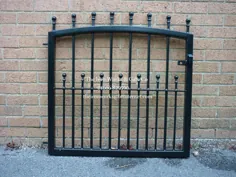MANOR HEAVY DUTY GARDEN METAL GATE 46 "OP x 48" TALL STRONG WORUGHT Iron Iron Small |  eBay