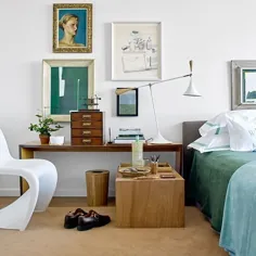 طراحی اتاق خواب سبز