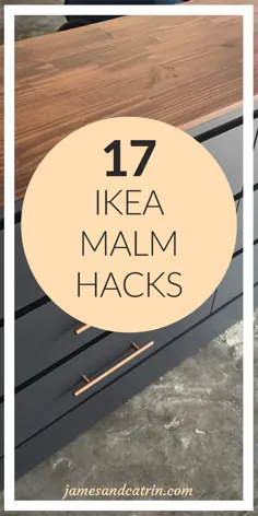 17 هک جالب Ikea Malm که روز شما را رقم می زند - جیمز و کاترین
