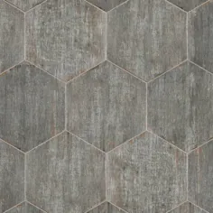 کاشی دیوار و کف چوبی با ظروف چینی Rama 7 "x 16"