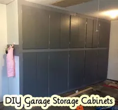 کابینت های ذخیره سازی گاراژ DIY