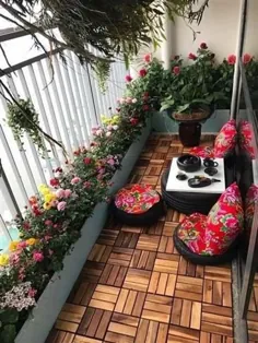 Los jardines en balkones (grandes y pequeños) بیشتر در Pinterest