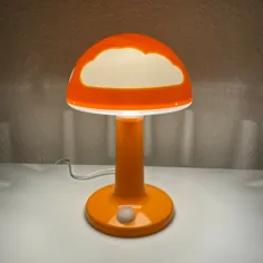 چراغ قارچ نارنجی IKEA Skojig ابرهای سفید با چراغ میز پلاگین یکپارچه کار می کنند |  eBay