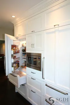 یخچال های مخفی - انتقالی - آشپزخانه - طرح سارا گالوپ
