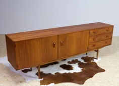 Mid-Century Modern Slim & Long Credenza in Teak نوشته فریستو ، 1960 |  # 124699