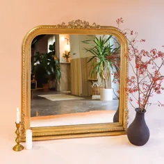 DIY Duping the Anthropologie Primrose Arch Mirror from Trash I Found in Street - The Sorry Girls