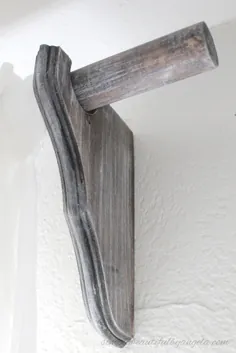 میله های پرده چوبی DIY ارزان!  |  به سادگی زیبا توسط آنجلا