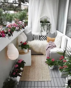 15 راه برای ایجاد فضای بالکن کوچک خود مانند یک واحه حیاط خانه