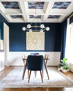 Navy Blue Nining Room REEFAL!  |  Kaleidoscope Living