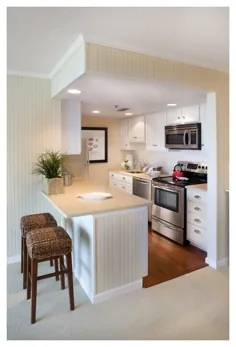 طراحی آشپزخانه فضای داخلی آپارتمان کوچک
