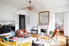 این آپارتمان پاریسی شما را به یک مبل مخملی می خواهد |  یک جام جو