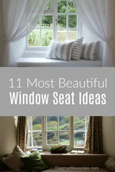ایده های صندلی پنجره برای هر اتاق - زیباترین نمونه ها