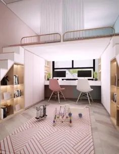 طراحی اتاق دختران - خانه سه بعدی