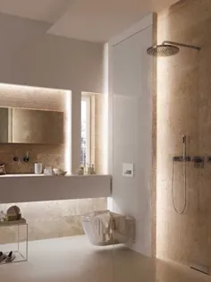 در طراحی دوش ، راه حل ایده آل برای طراحی حمام معاصر قدم بزنید