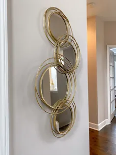 آینه دیواری حلزونی مارپیچی (2 رنگ) - به من الهام کنید!  دکور خانه