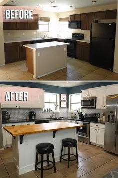 نوسازی آشپزخانه با قبل و بعد - سلام هیلی بلاگ ، نکات DIY