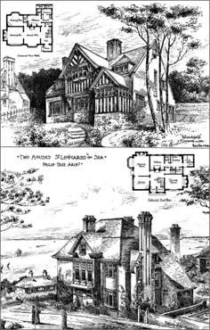 1901 - دو خانه ، سنت لئوناردز در دریا ، ساسکس