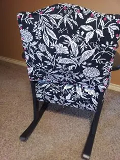 Lorelei Nursery Makeover: صندلی گهواره ای قدیمی دوباره انجام دهید!  از دراب تا افسانه با زیر 50 دلار!