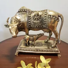 ست گاو و گوساله - تندیس دست ساز ساخته شده - فیگورین تزئینی