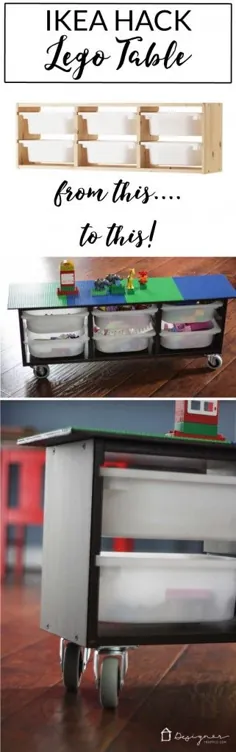Ikea Hack: DIY Lego Table |  Kaleidoscope Living